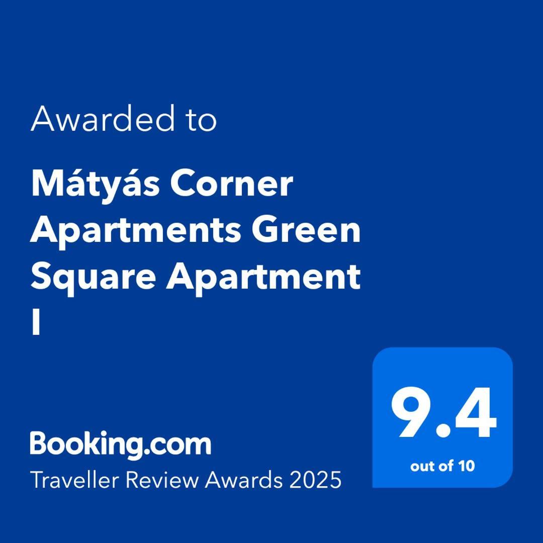Matyas Corner Apartments Green Square Apartment I Budapest Exterior foto